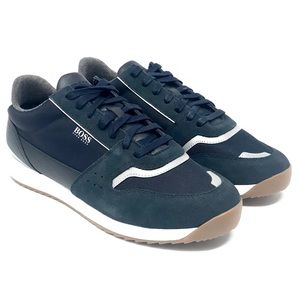 NIB Hugo Boss Blue Running-Style Sneakers